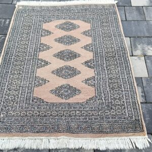 Buchara ręcznie tkany dywan wełniany 128 x 80 cm | Pakistan #009