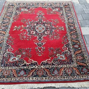 Klasyczny Dywan WEŁNIANY 190x120 | Wzór Keszan | 100% Wełna  #004