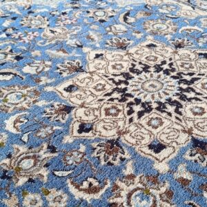 [ZAREZERWOWANY] PERŁA ORIENTU – Perski Dywan NAIN 154x89 cm | Wełna i JEDWAB | Gęsty #105