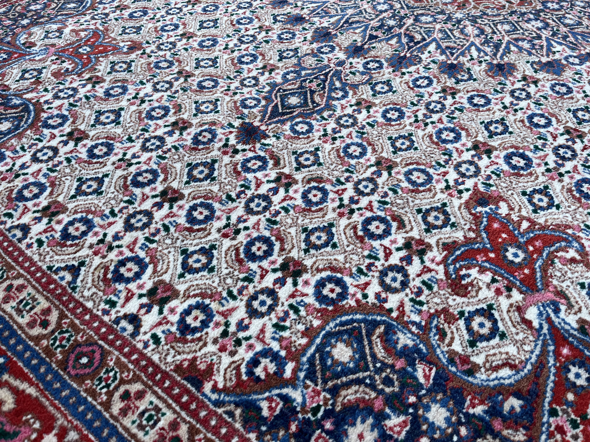 Królewski Dywan IRAŃSKI MOUD 300x200 – RĘCZNIE TKANY – Klasa #012 - obrazek 8