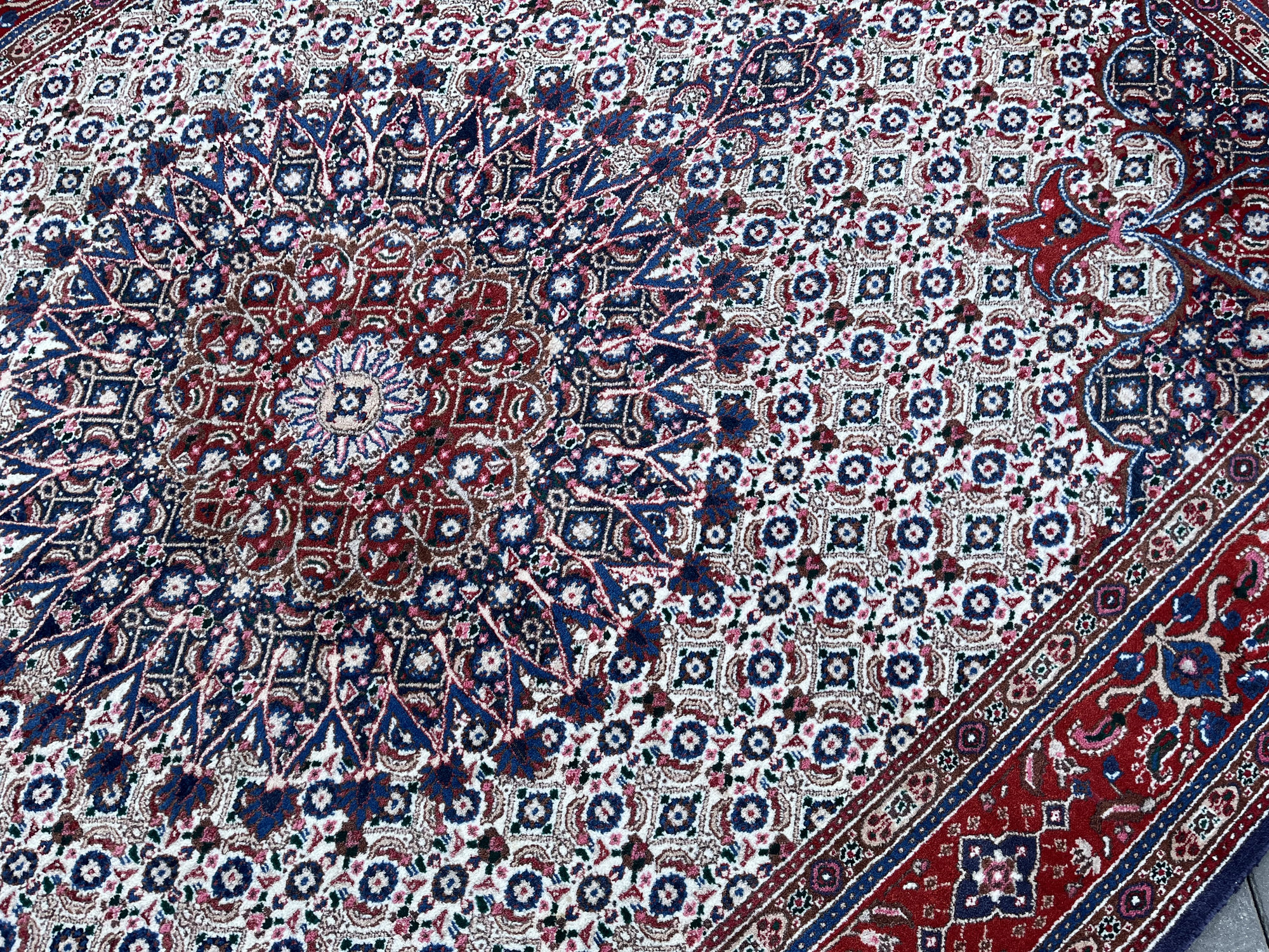 Królewski Dywan IRAŃSKI MOUD 300x200 – RĘCZNIE TKANY – Klasa #012 - obrazek 9