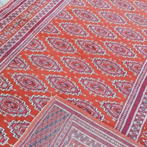 Buchara ręcznie tkany dywan wełniany 194 x 123 cm wełna 100% #079