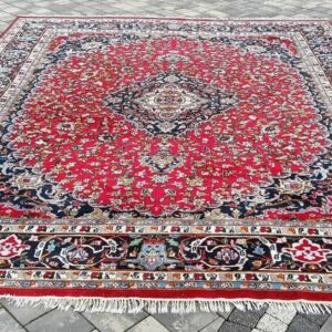 Duży dywan perski Kashan – ręcznie tkany, wełniany pers | 405 × 297 cm #019