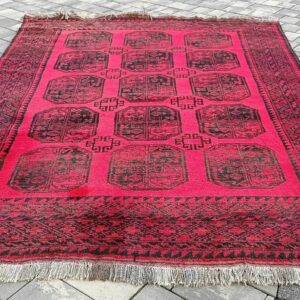 Afghan dywan wełniany tkany ręcznie 305 x 204 cm wełna afgański #045