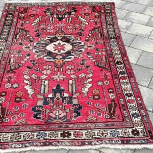 Hamadan dywan wełniany tkany ręcznie 167 x 102 cm wełna perski #081