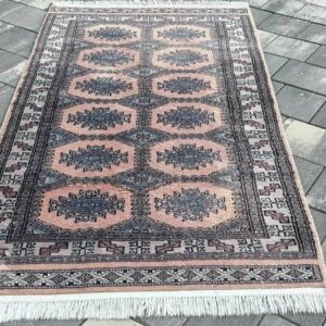 Buchara Bokhara dywan wełniany tkany ręcznie 173 x 90 cm Pakistan #090