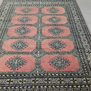 Buchara ręcznie tkany dywan wełniany 204 x 124 cm wełna Pakistan #075