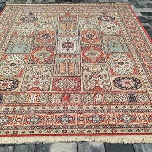 Dywan kwateralny w stylu perskim | 308 x 203 cm | Wełna | Piękny wzór #061