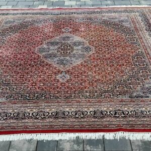 Perski dywan ręcznie tkany 250 x 250 cm BIDJAR | 100% wełna | Gęsty #034