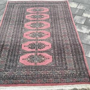 Buchara dywan wełniany tkany ręcznie 166 x 96 cm wełna perski #098