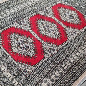 Buchara ręcznie tkany dywan wełniany 133 x 80 cm Bokhara wełna perski #105