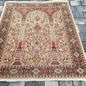 Isfahan – perski dywan wełniany 100% | 163 x 112 cm | Elegancki wzór #074