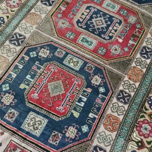 Kazak dywan wełniany tkany ręcznie 270 x 168 cm wełna piękny #047