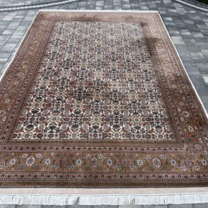 UNIKAT 370x240 | Ręcznie Tkany INDYJSKI | 100% Wełna | Indo-Herati LUX #008