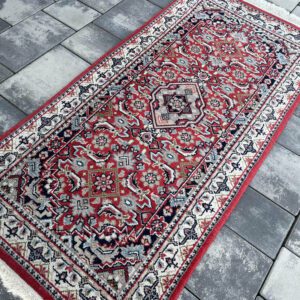 [ZAREZERWOWANY] Ręcznie tkany dywan Indo-Hamadan | 135 x 61 cm | Gruba wełna #058