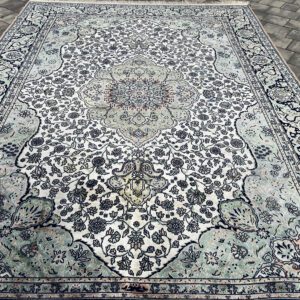 Ekskluzywny dywan wiskozowy 290x195 – Efekt jedwabiu – Klasyczne wzornictwo #044