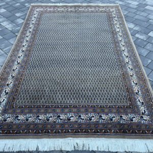 Ręcznie tkany dywan wełniany Mir 300x183 – Klasyczny wzór Boteh – Piękny stan #083