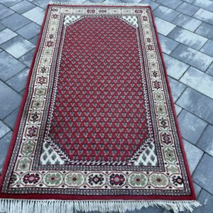 Dywan wełniany Indo Mir 172x90 – Klasyczny wzór Boteh – Ręcznie tkany #109