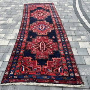 HAMADAN | 293 x 109 | Perski Dywan Ręcznie Tkany | 100% Wełna | Stan Bardzo Dobry #003