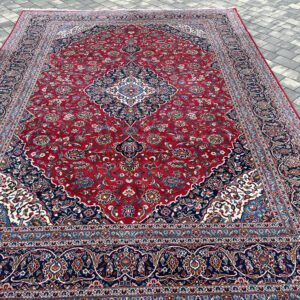 KESHAN | 416 x 307 | Pałacowy Dywan Perski | 100% Wełna | Monumentalny Rozmiar #122