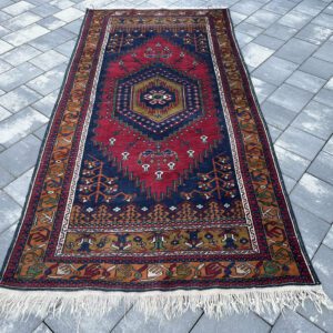 Dywan Yahyali | 218x106 cm | Ręcznie tkany | Wełna 100 procent turecki vintage #011