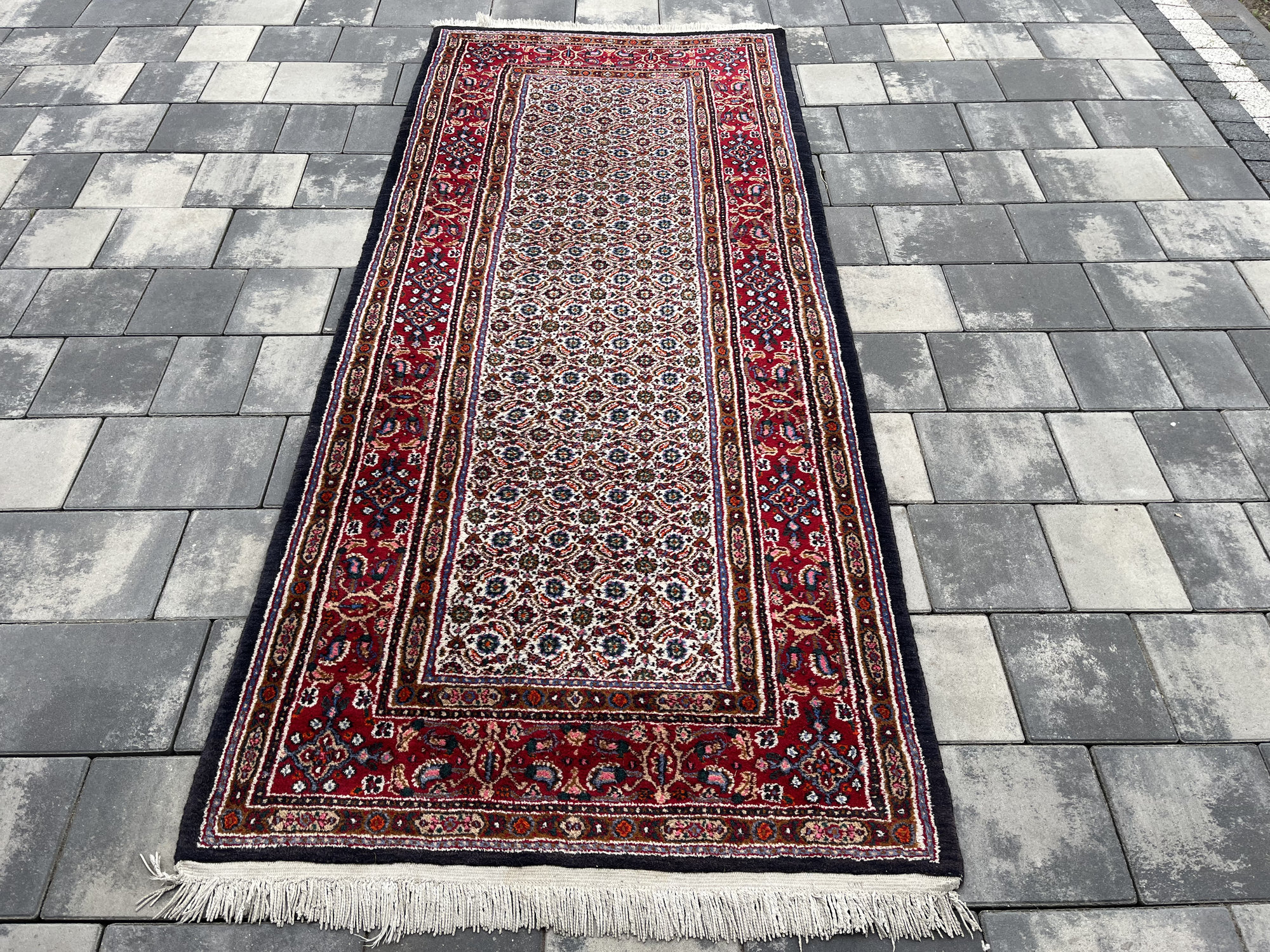 Perski chodnik Moud | Ręcznie tkany | 100% Wełna premium 206x86 #003