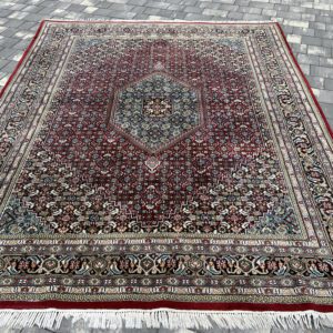 Salonowa elegancja Orientu – ekskluzywny dywan Indo-Bidjar, ręcznie tkany, wełna premium, 305 x 235 cm #092