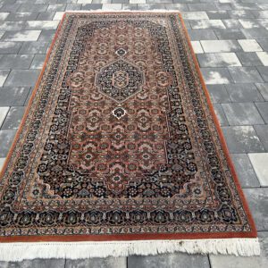 Żelazny dywan Persji – ekskluzywny Bidjar Takab Herati, ręcznie tkany, unikat, 210 x 101 cm #085