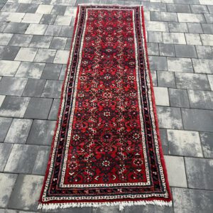 Klasyka Persji – oryginalny chodnik Hamadan Hosseinabad, ręcznie tkany w Iranie, unikat, 203 x 70 cm #095