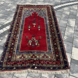 Oryginalny, luksusowy dywan perski MIHRAB – Kolekcjonerski unikat 212 x 108 cm #156