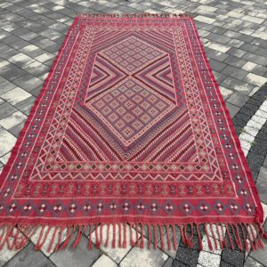 Oryginalny, luksusowy kilim perski – Tkane płasko dzieło sztuki 300 x 150 cm #155