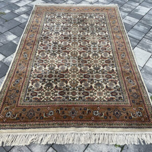Ekskluzywny ręcznie tkany dywan Indo-Moud wzór Herati 100% wełna premium 200x120 cm #169
