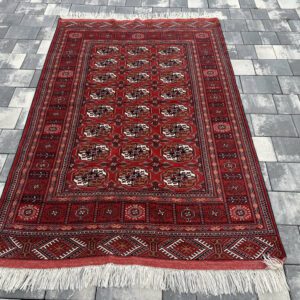 Plemienne Arcydzieło Afgan Khal Mohammadi – Ręcznie Tkany Dywan Salonowy 225x135 cm #187