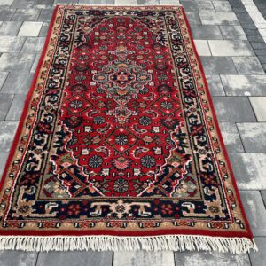 Luksusowy Dywan Indyjski Indo-Heriz – Ręcznie Tkany Kobierzec Gabinetowy 178x94 cm #189