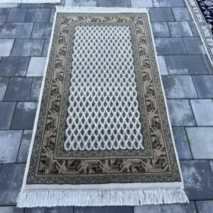 Indyjski dywan Indo-Mir – ręcznie tkany z wełny, klasyczny wzór, 150 × 72 cm #210