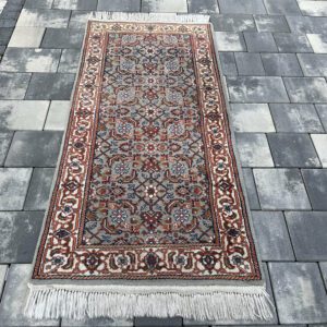 Indyjski dywan Indo-Herati – ręcznie tkany z wełny, orientalny wzór, 162 × 71 cm #213